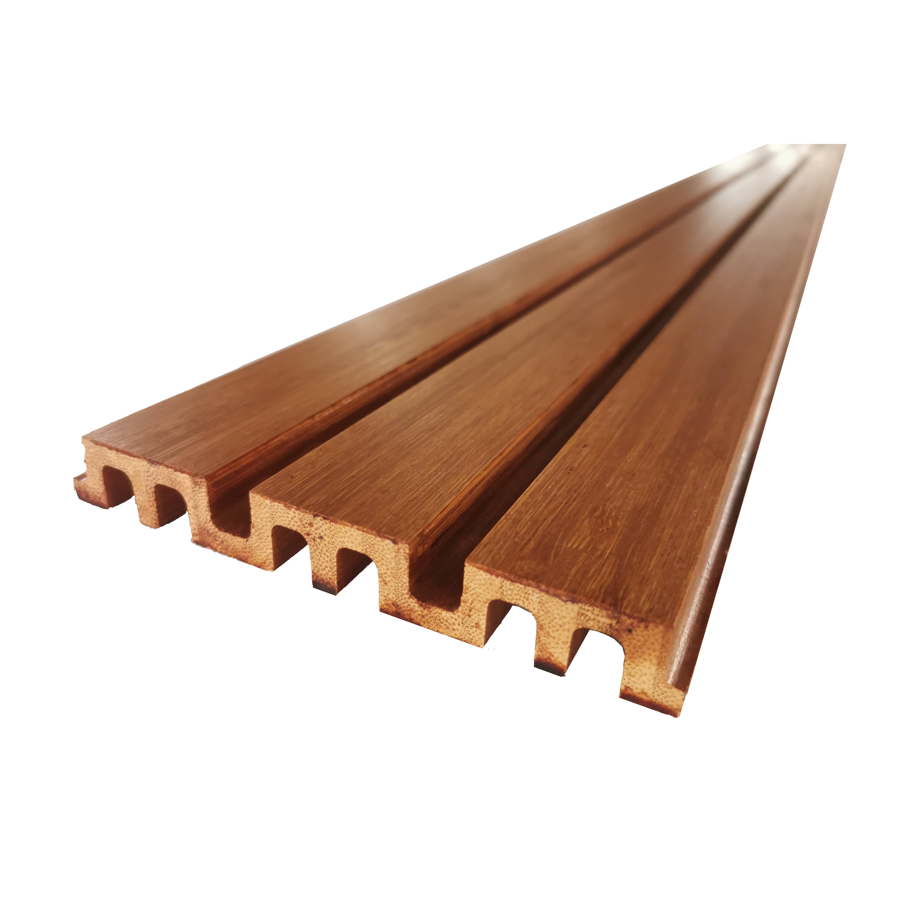 Linea Wide (M-Shape) Bamboo Wall Cladding