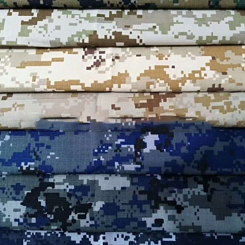 cotton polyamide military comouflage fabric