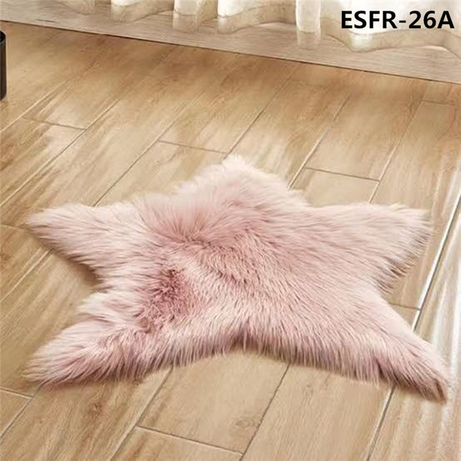 long pile faux sheep fur rugs