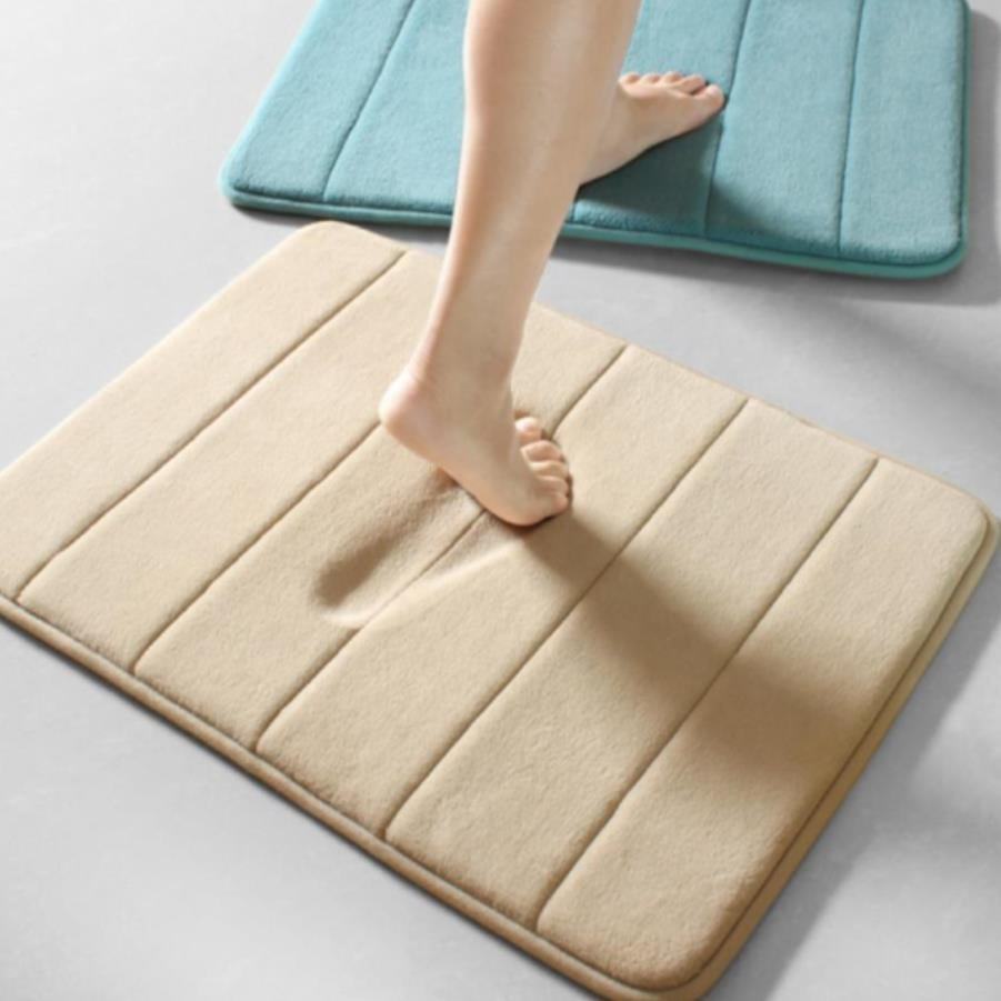 ขายส่ง Flannel Non Slip Bath Mat Memory Foam Bathmats