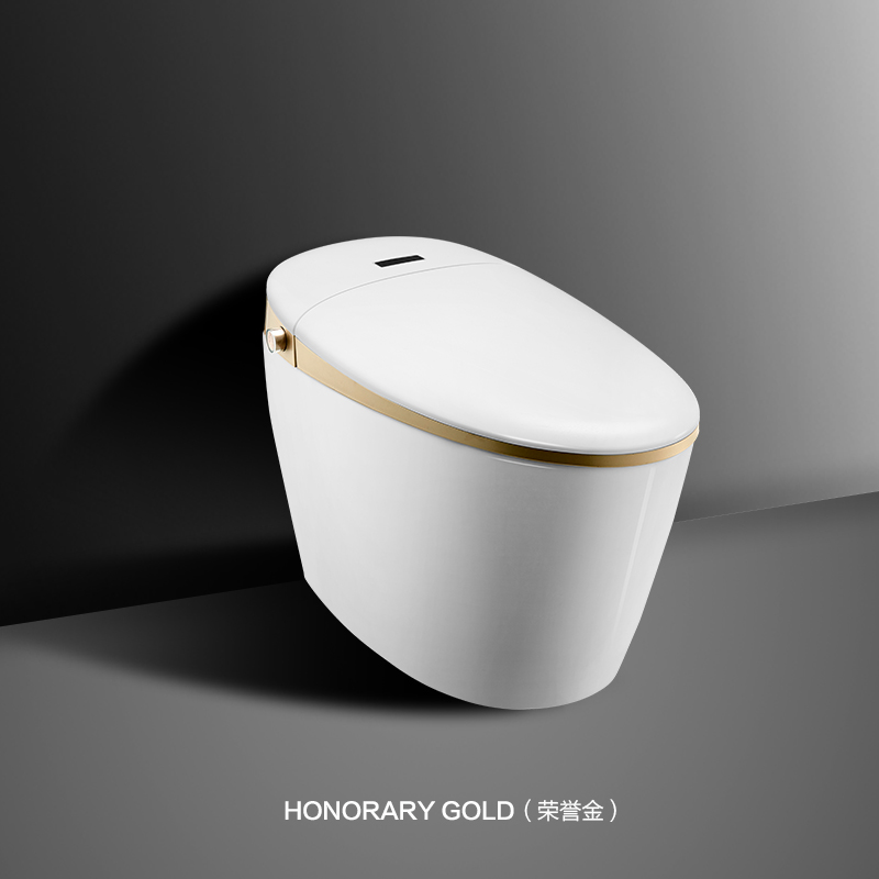 Intelligent Smart Toilet With Automatic Lid Opening