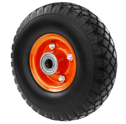 Polyurthane Flat Free Wheel For trolley 3.00-4 10 inch