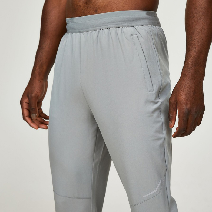 Hot Sale Wholesale Elastic Waistband Fashion Spliced Custom Design Slim Fit Jogger Pants Men