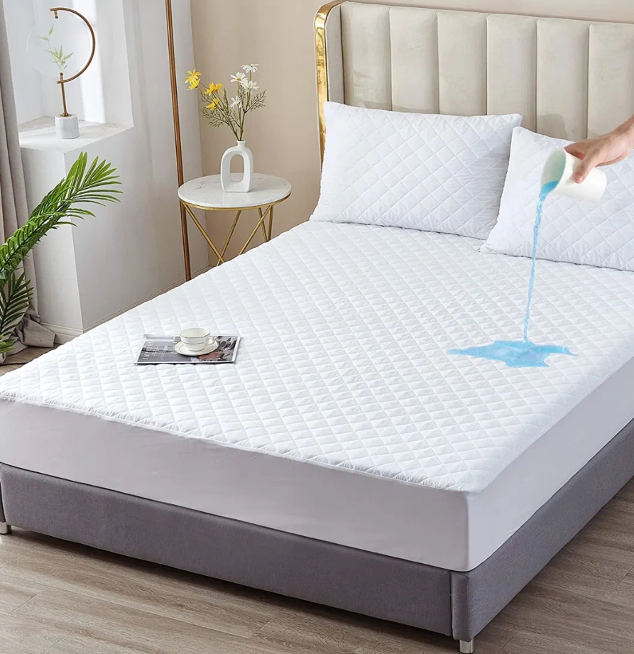 Waterproof Deep Pocet Mattress Protect Hotel Bed Mattress Pad Protector
