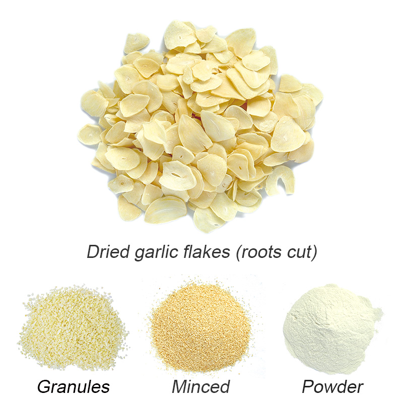 Fast delivered Chinese dehydrated garlic flakes / dried minced garlic / garlic powder without root