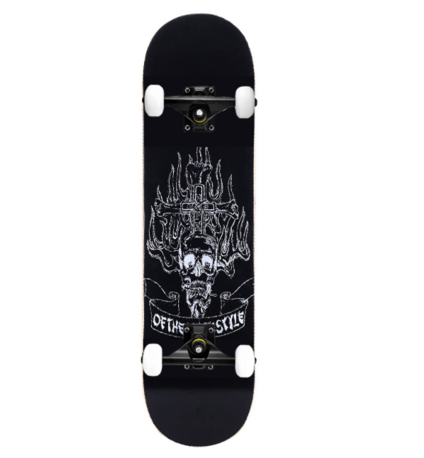 Custom 7-Story Canadian Maple Skateboard Deck Four-Wheel Skating Board for Adults Made from PU and Aluminum