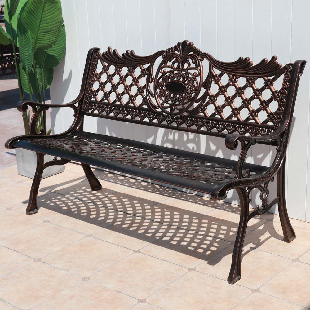JJC18015 Cast Aluminum Bench
