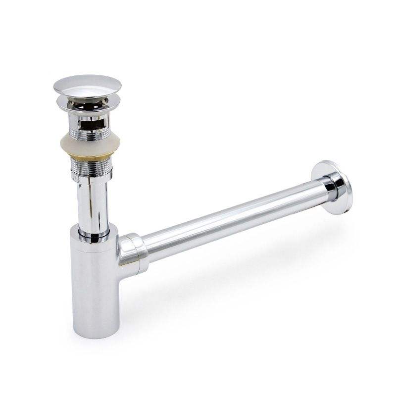 Bathroom Sink Vanity Basin Pipe Waste Drain Pipe Siphon Drainer P-Trap