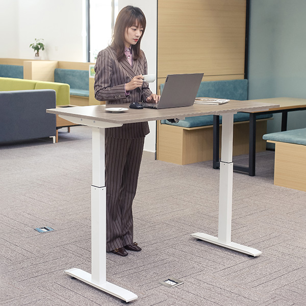 Amazon Hot Selling Electric Adjustable Office ໂຕະຕັ້ງໂຕະຄອມພິວເຕີ