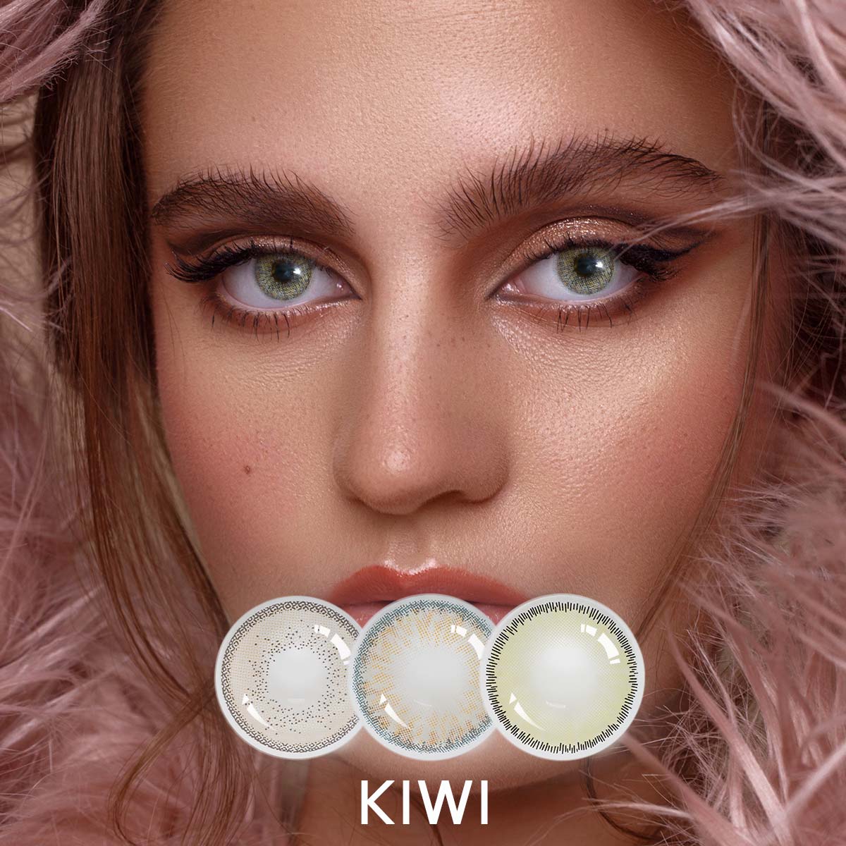 KIWI Super Soft Natural Eye Lens Wholesale Softlens Colour Contact Lenses cosmetic contact lenses