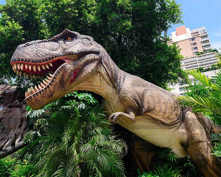 Dinosaur Animatronic Park Jurassic T Rex Animatronic Dinosaur Manufacturer AD-012