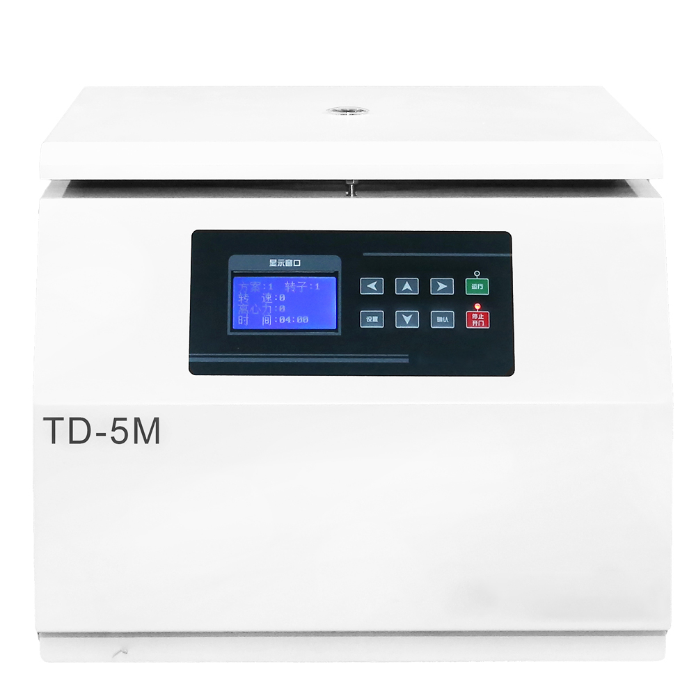 بينچ ٽاپ گھٽ اسپيڊ وڏي ظرفيت ليب سينٽرفيوج مشين TD-5M
