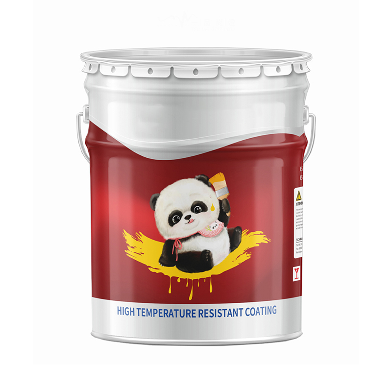 Silicone high temperature paint heat resisting corrosion resistant metal coating