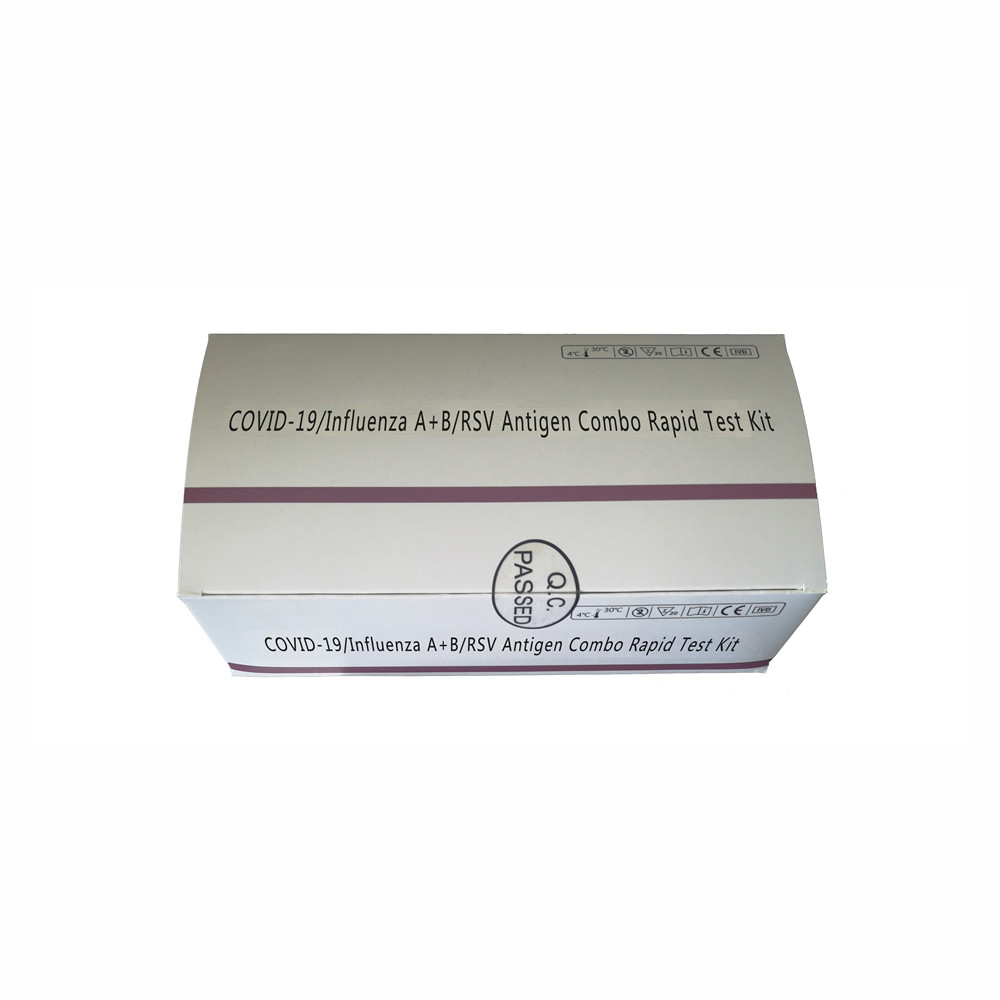 Covid-19/Influenza A+B/RSV Antigen Combo Rapid Test Kit