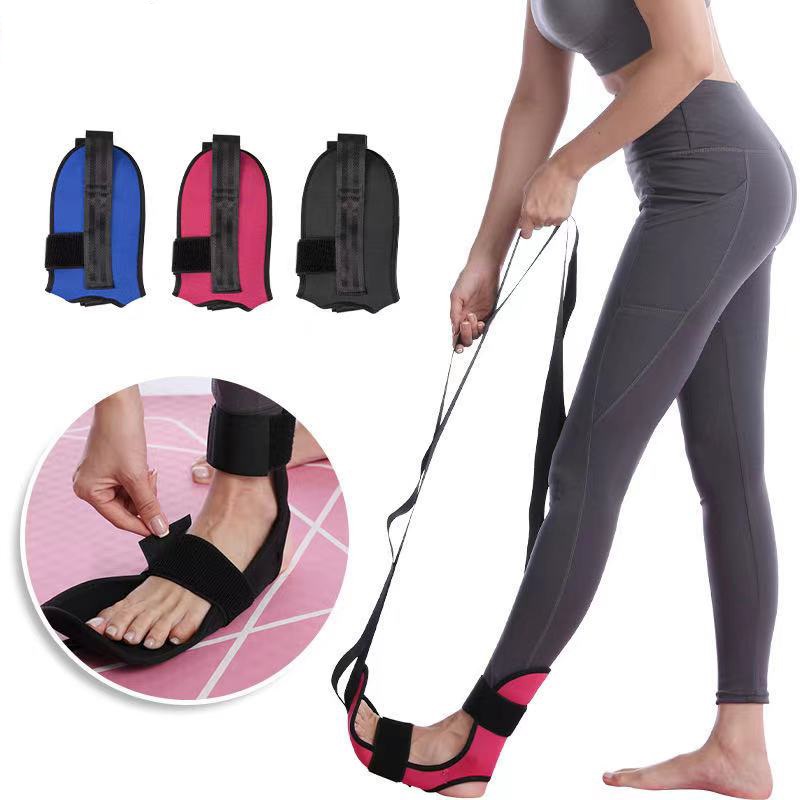 Comfortable Foot Stretching Straps Calf Stretcher Yoga Rehabilitation Stretching Band