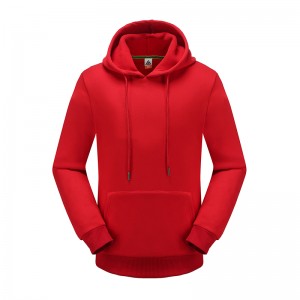 hoodies pullover pẹlu aami onibara fun awọn ọkunrin