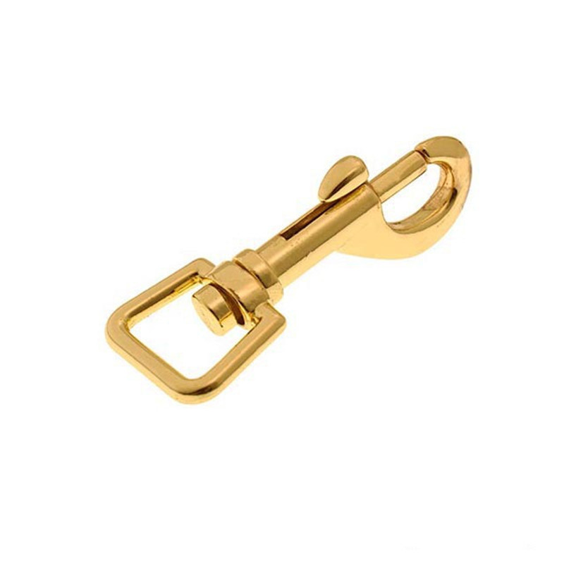 25mm Gold Spring Metal Buckle Clip Snap Hook For Pet Lanyard