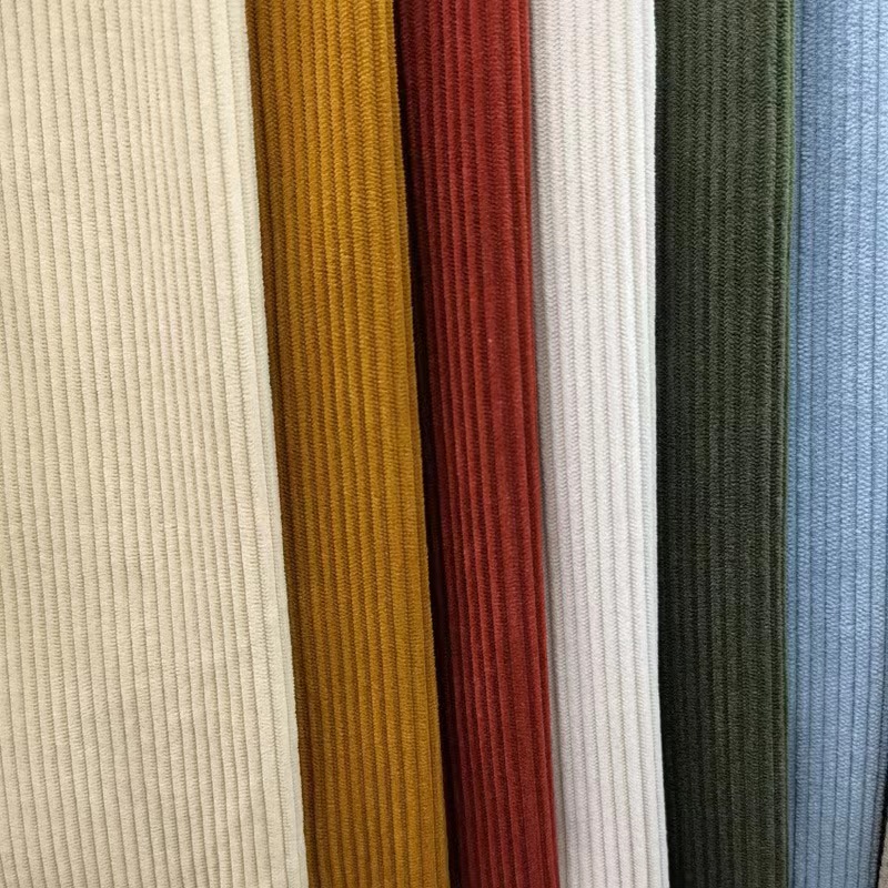 100% Polyester 11W Corduroy Stretch Fabric