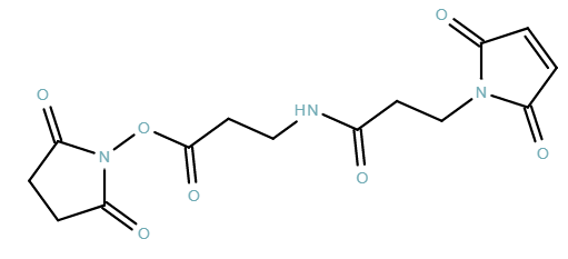 2,5-Dioxopyrrolidin-1-yl 3-(3-(2,5-dioxo-2,5-dihydro-1H-pyrrol-1-yl)propanamido)propanoate