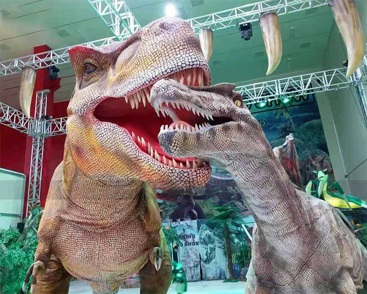 Stage Walking Dinosaur T-Rex Statue Realistic Animatronic Dinosaur for Show AD-601