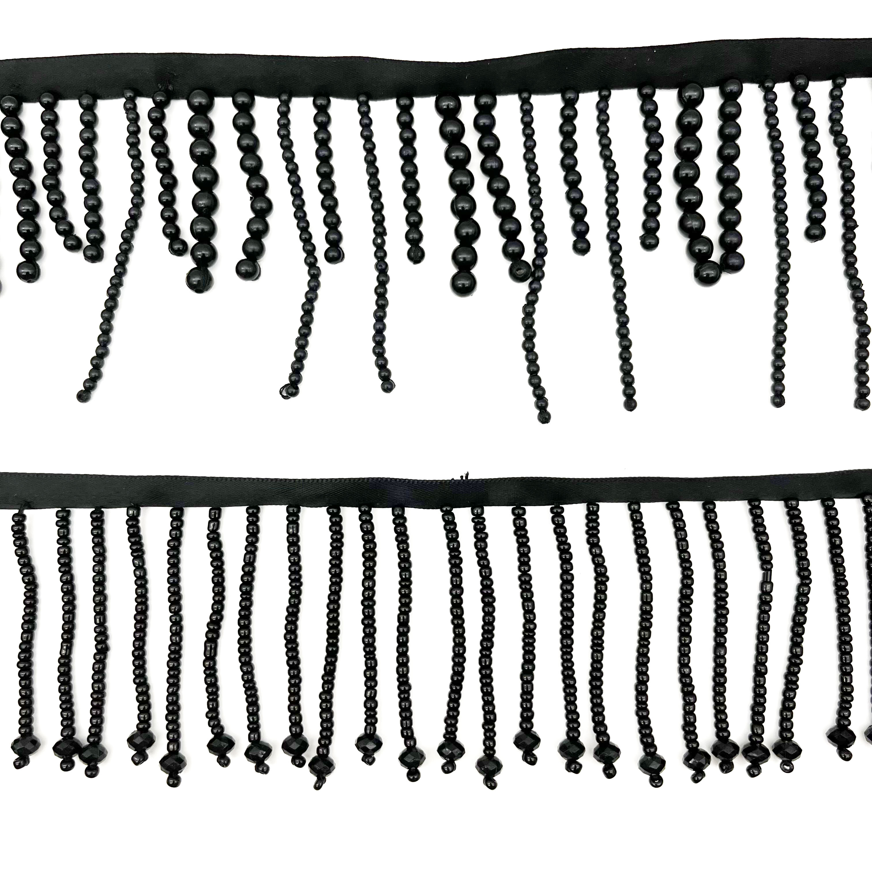 ਸਿਲਾਈ DIY ਪਹਿਰਾਵੇ ਦੀ ਸਜਾਵਟ ਕਾਲਰ ਬੀਡ ਟ੍ਰਿਮ ਮੋਤੀ ਕਢਾਈ ਵਾਲੀ ਬੀਡਡ ਲੇਸ ਟ੍ਰਿਮਿੰਗ