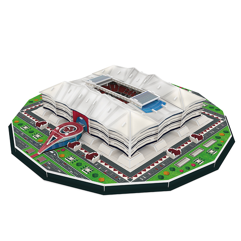 3D Foam Stadium Puzzle For Kids DIY Toys Qatar Al Bayt Stadium Model -B004