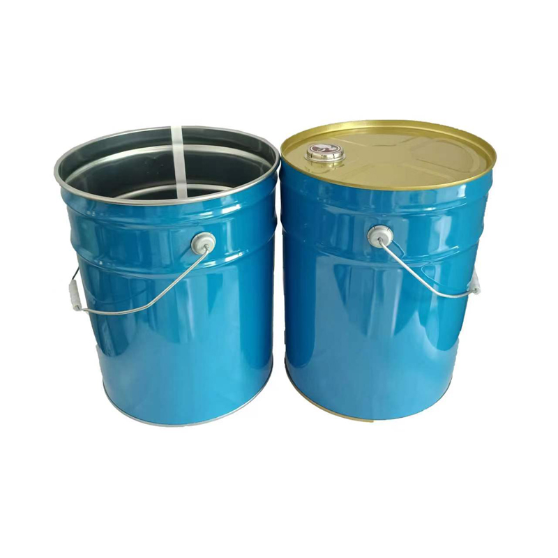 20 Liter 5 Gallon Paint Pail Galvanized Metal Lock Lid