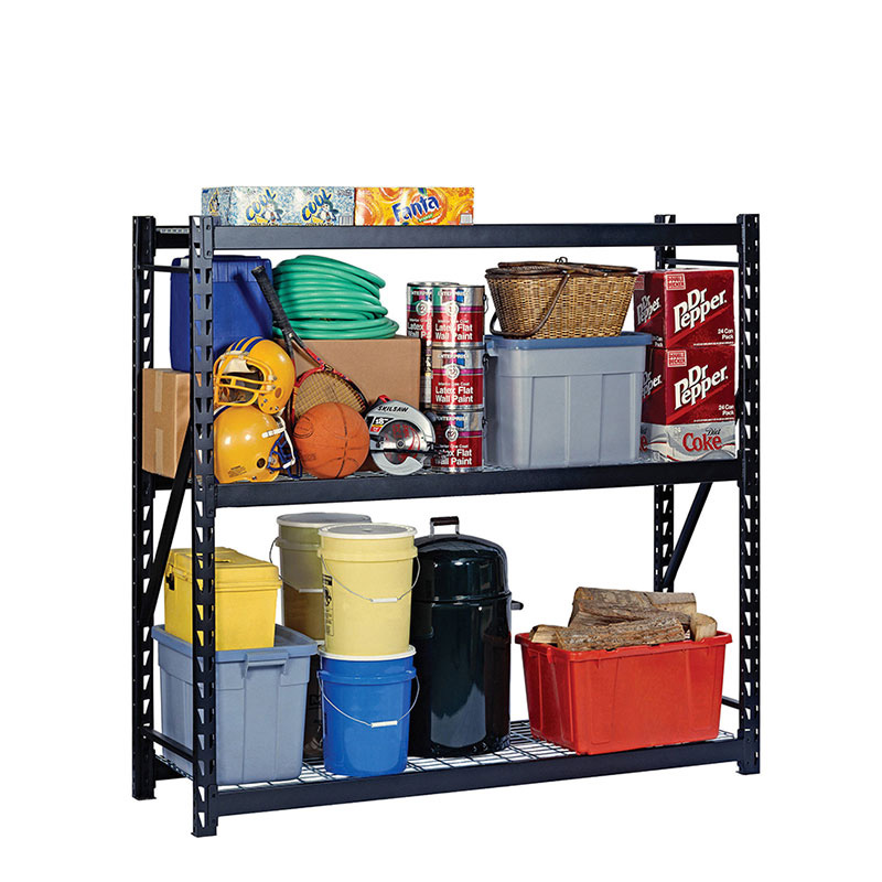 Heavy duty shelving system loading 2000lbs 3  tier metal wire shelves rack