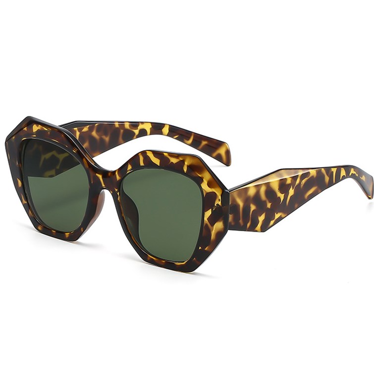Chinese manufacturer chunky square sunglasses in tiger tort