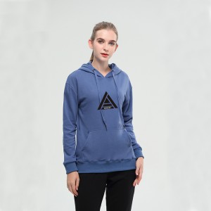 2020 Nei Saison Casual Hoodies CVC franséisch Terry Pullover schwaarz blo a kinneklech Faarf Personnaliséiert fir Liebhaber Kleeder