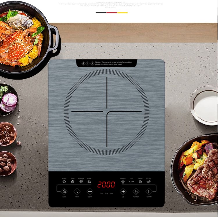 ODM Portable Single Electric Hot Plate Flameless Cook Top w/Digital Display