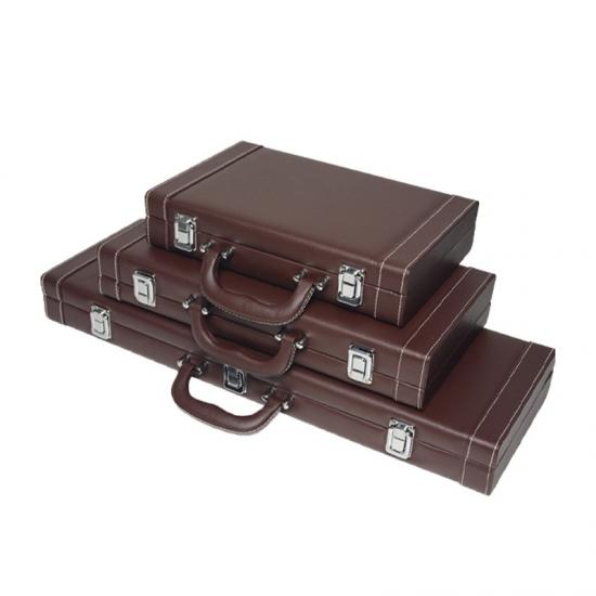 Casino EPT Leather Box Ceramic Chip Set