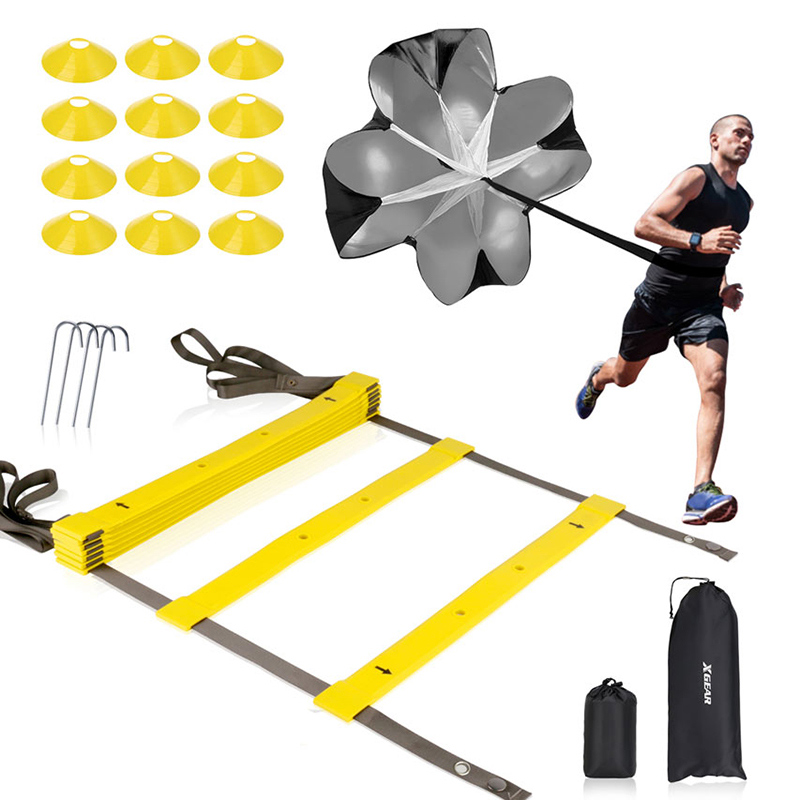 Speed Agility Training Set with TPE Ladder for fitness and football training