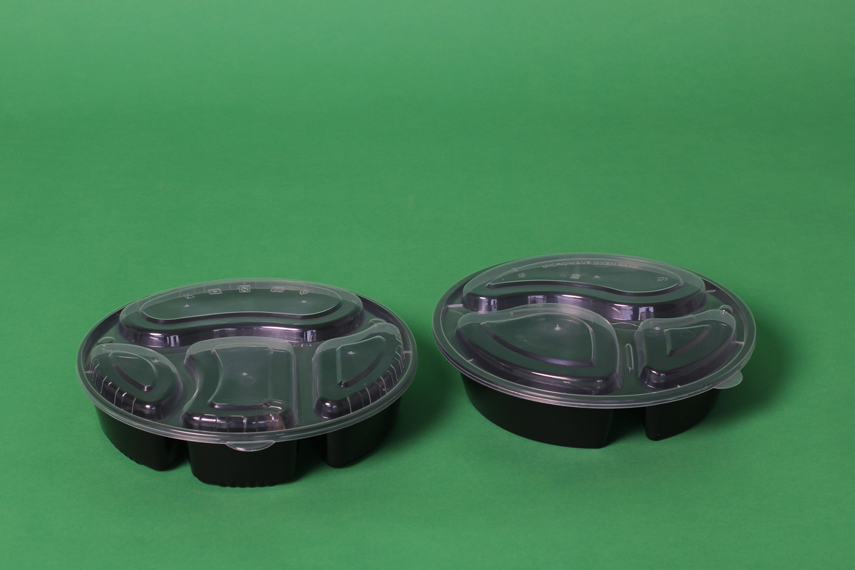 Multi-Compartments round Food Container