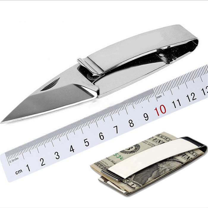 multifunctional folding knife custom money clip metal for men