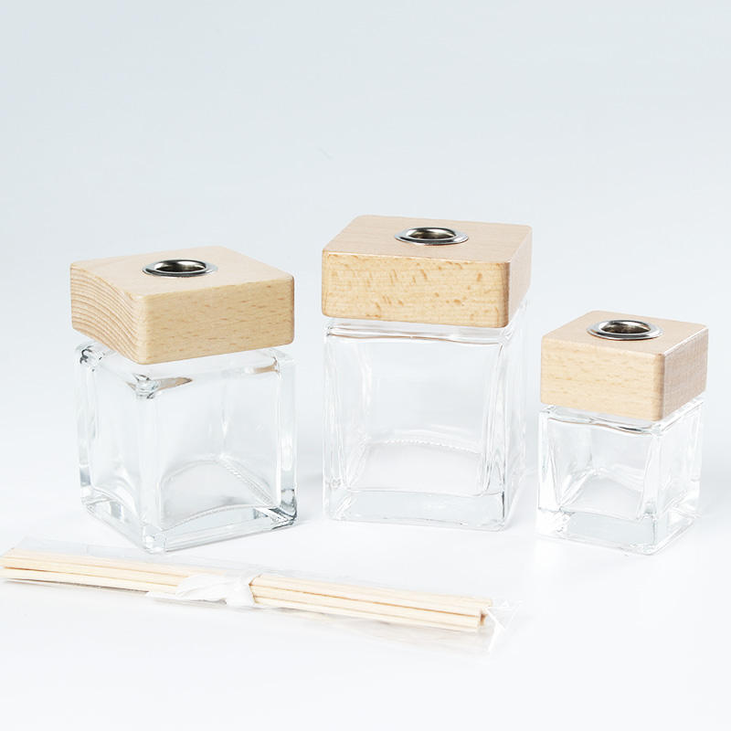 50ml 100ml 150ml 200ml Fragrance Aromatherapy Diffuser Bottle Glass Container Empty Reed Diffuser Essential Oil Bottle