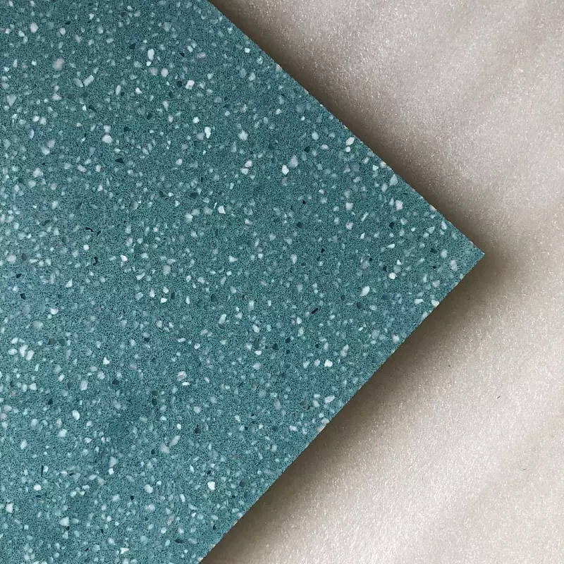 Hot sale Blue terrazzo floor cement tiles