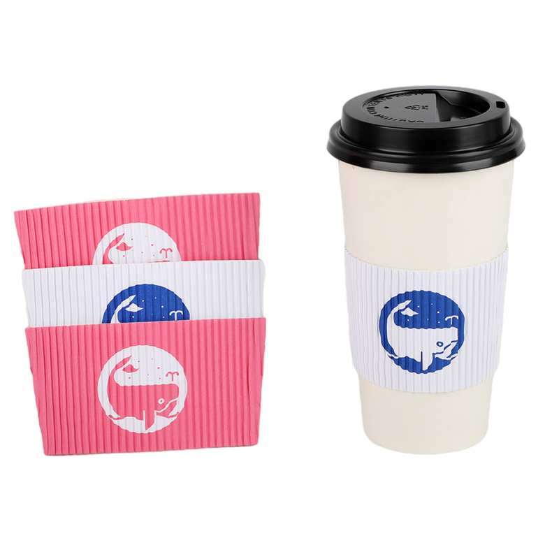 Custom Disposable Corrugated Paper Cup Sleeve Wholesale