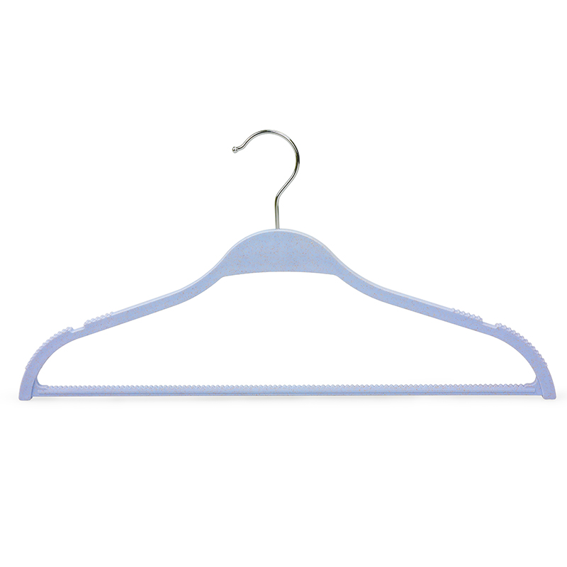 Wholesale good quality biodegradable ultra thin heavy duty plastic adults clothes trouser coat hangers