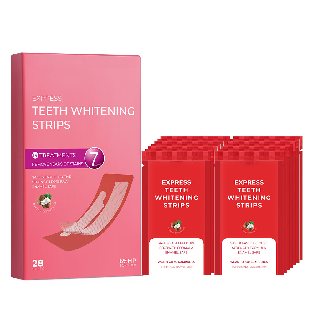 New Arrive 6% HP With Private Label Professional Whitening Teeth Strips
