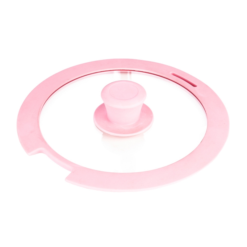 Silicone glass lid pan cover