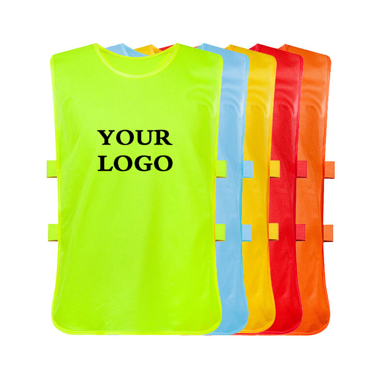 ຂາຍສົ່ງລາຄາຖືກ soccer pinnies sports vest team training adult soccer football basketball team training Vests Training