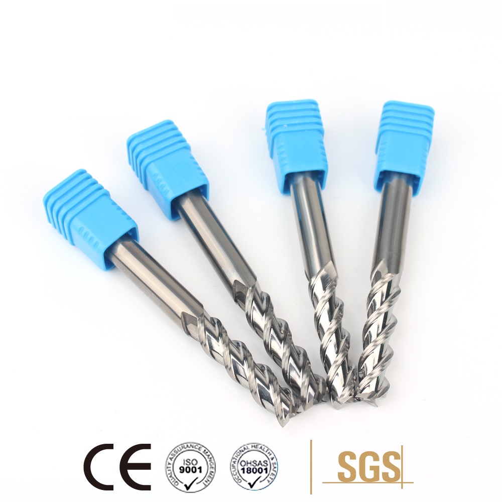 aluminium long shank end mill