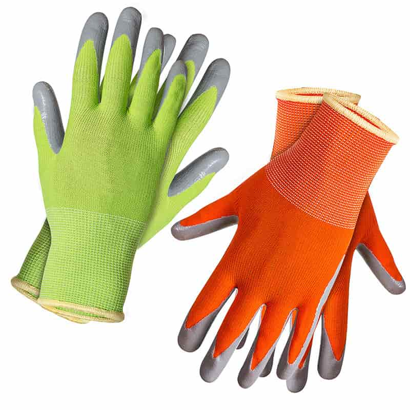 Yard Garden Tools Nitrile Coated Ladies Garden Gloves