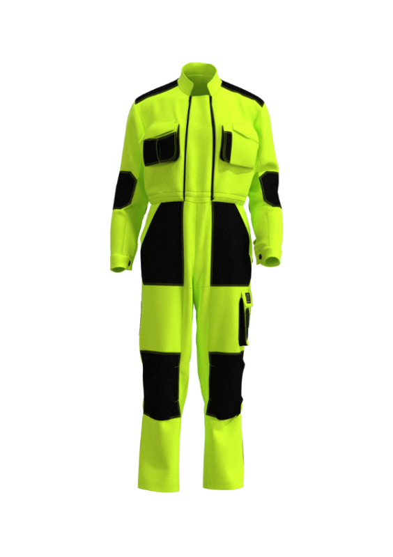 Hi Vis Multi-Pockets Coveralls Oxford