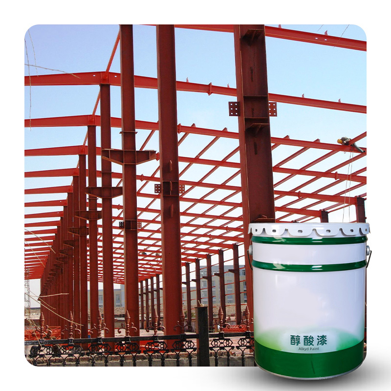 New type customized color alkyd anti-rust paint for metal protection