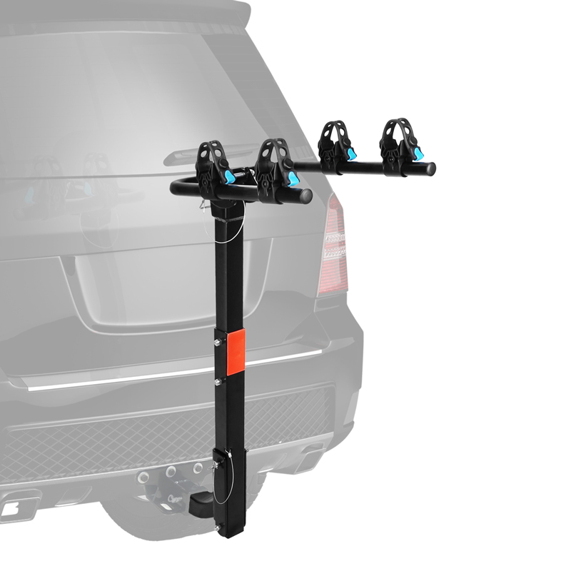 Amagare 2 na Bike 4 Foldable Mast Style Hitch Yashizwe Kumagare Yabatwara Amagare ya Minivans