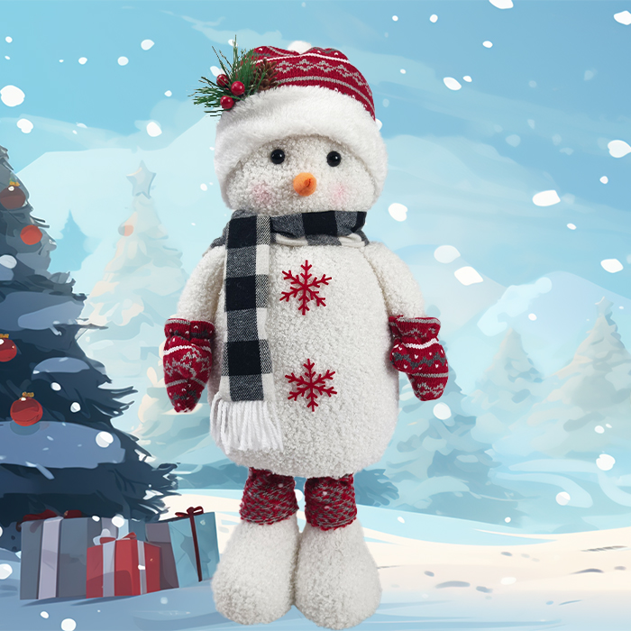 COZY Christmas Plush Snowman – Perfect Holiday Gift!