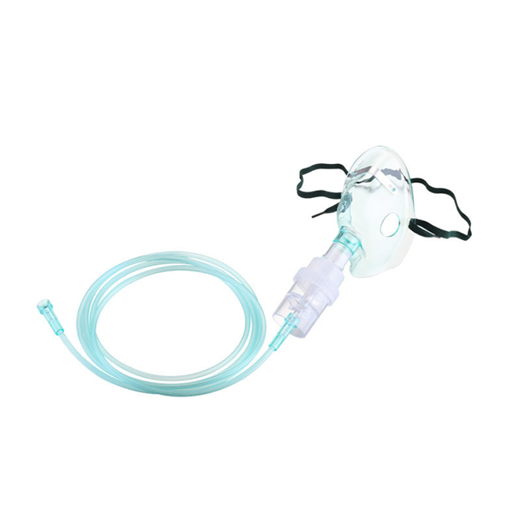 01-002 Disposable oxygen nebulizer mask with tubing 2m
