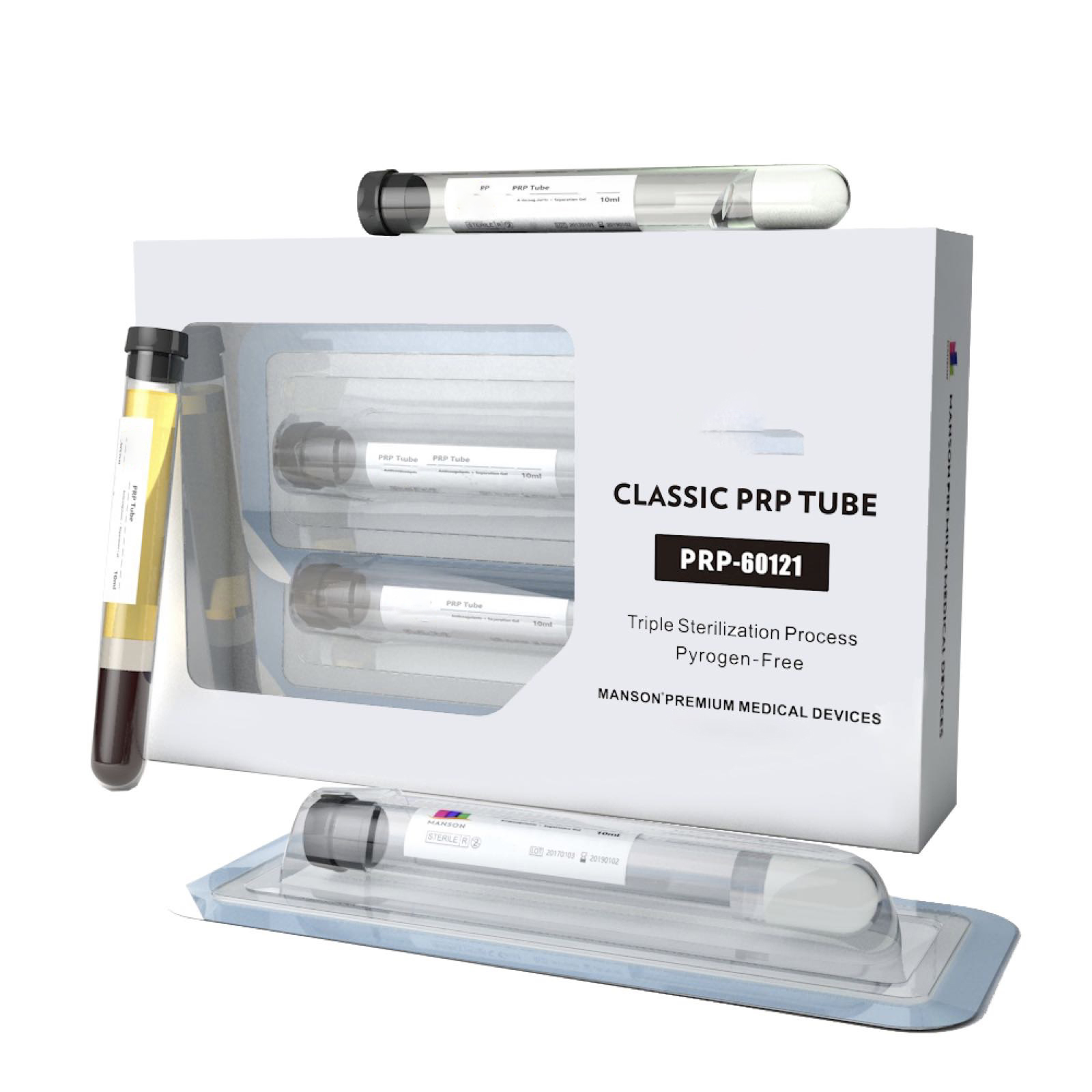 Crystal / PET Classic PRP Tube 10ml